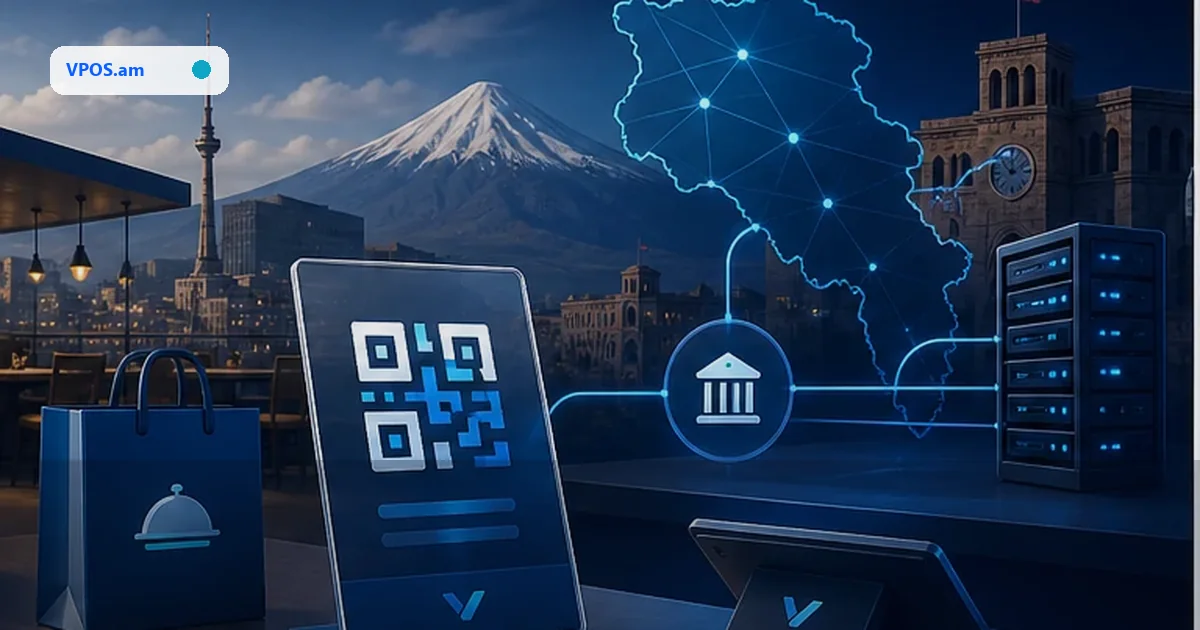 QR payments for restaurants, delivery and services in Armenia: status design