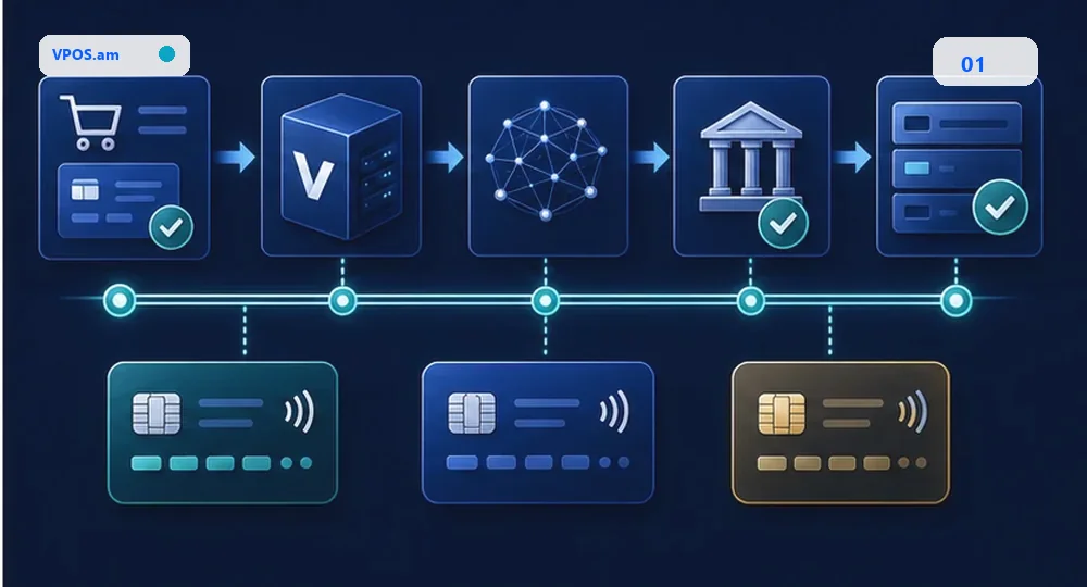 One order -> payment method selection -> normalized result