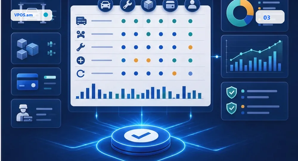Service, stock and payment reconciliation