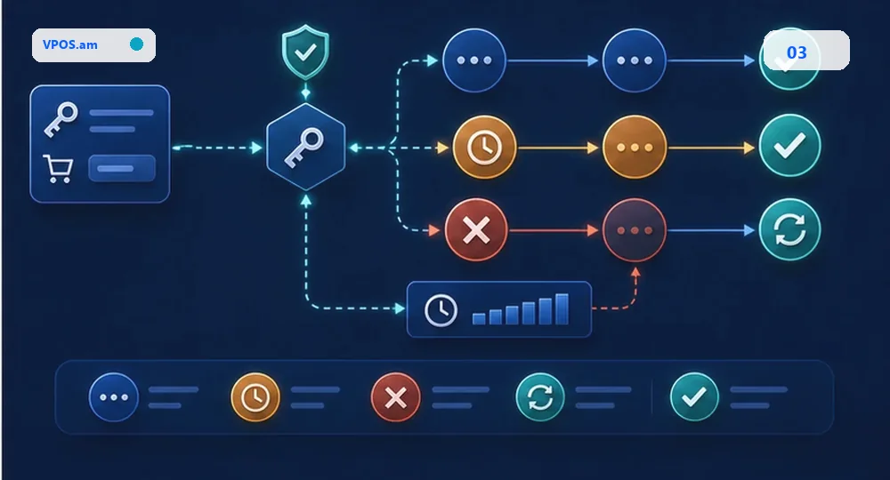 Idempotency and status transitions