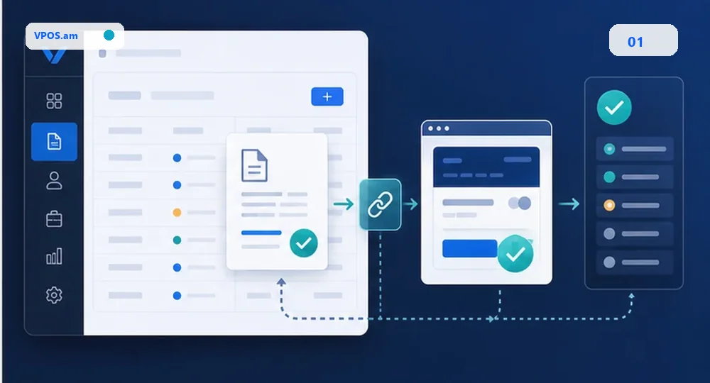 CRM invoice -> Payment link