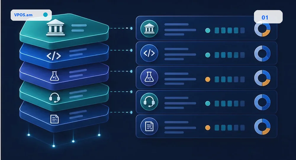 Total cost = bank + integration + operations