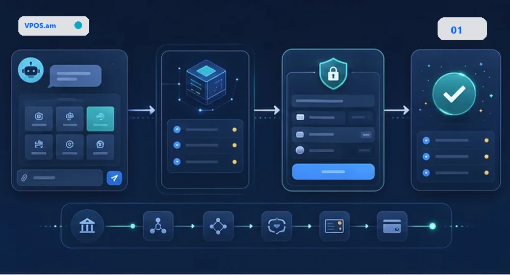 Telegram conversation -> controlled payment